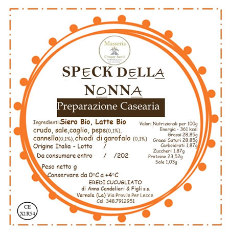 formaggio allo speck